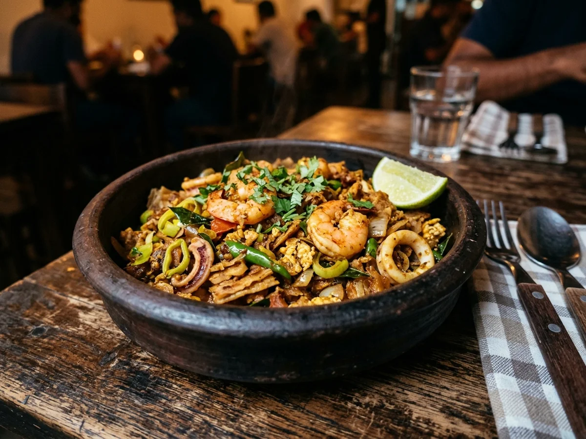 Seafood Rotti Kothu from Ceylon Kitchen